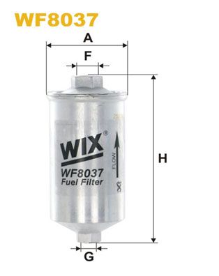 WIX FILTERS Degvielas filtrs WF8037
